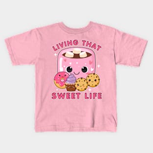Living that sweet life Kids T-Shirt